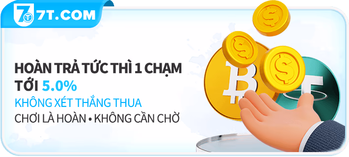 ưu đãi hoàn trả - nhà cái 7t9909